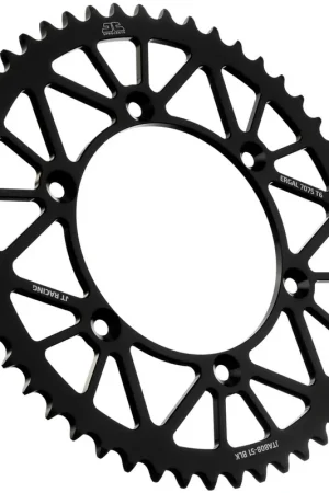 JT SPROCKETS - REAR RACELITE ALU 51T BLACK - Sprockets - 520 Gereduceerde Prijs